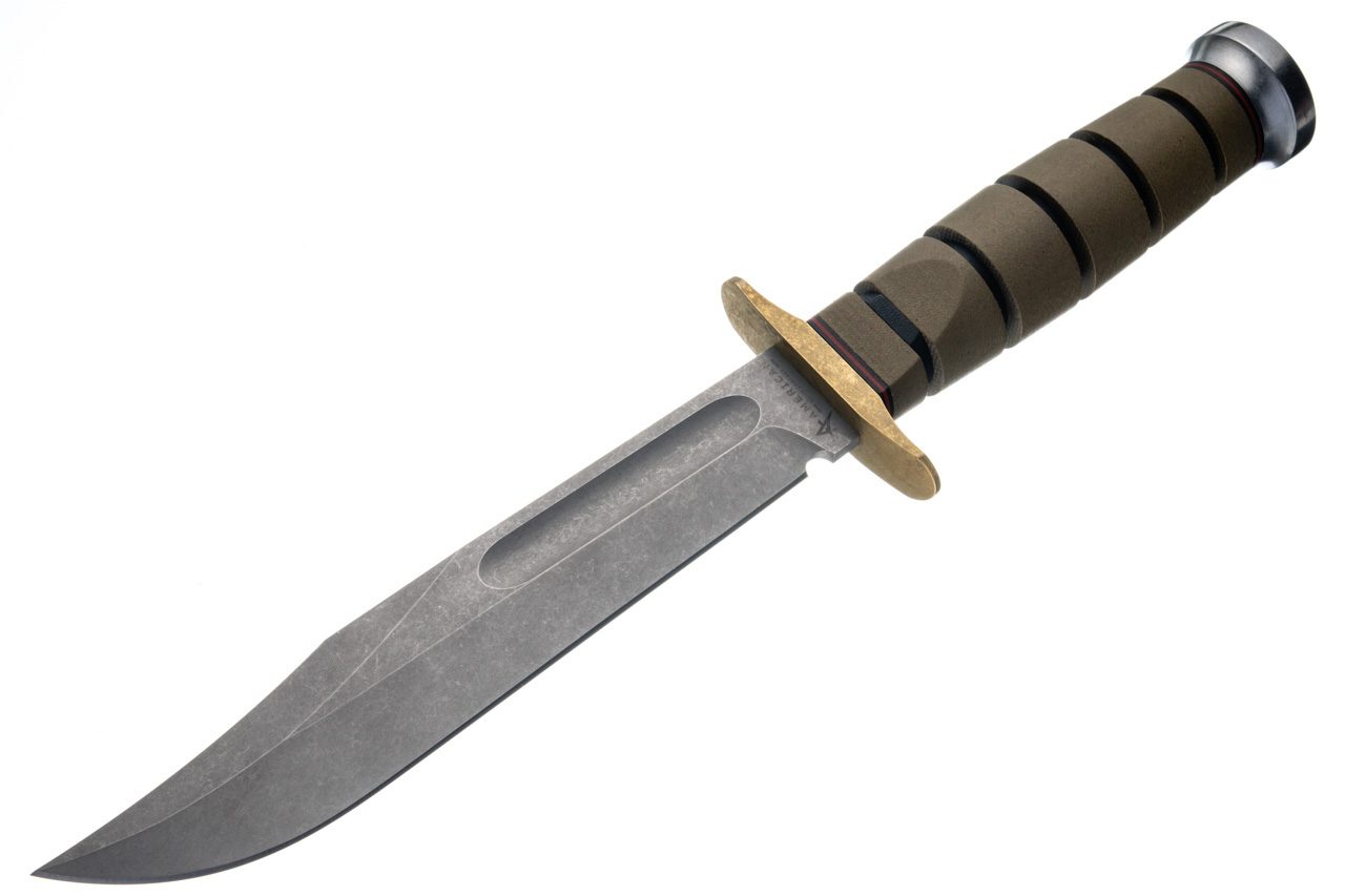 MK2 with a Green Canvas Micarta handle